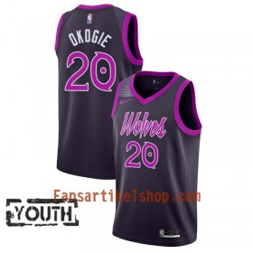 Minnesota Timberwolves Trikot Josh Okogie 29 2018-19 Nike City Edition Lila Swingman - Kinder